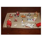 Small Christmas ornaments some marked Japan and