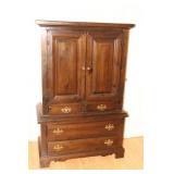 Pine armoir 41.5 X 20 X 63.5