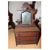 Doll Furniture - Victorian 3 drawer dresser with