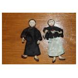 2 Small Chinese dolls