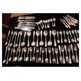 Stieff Sterling flatware 72 pieces - 8 dinner,