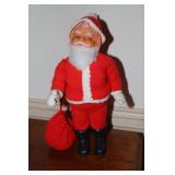 Santa Claus with hand knitted outfit