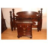 Ethan Allen Old Tavern pine cannonball double