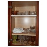 Vaseline and other goblets, creamers, salts, milk