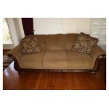 Ashley Furniture sofa with accent pillows 80L