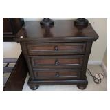 Ashley night stand 29x18x30H (lamps not included)