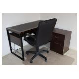 Modern desk (50x48) with chair (buyer must