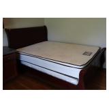 Full size sleigh bed