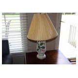 Pair of table lamps with shades