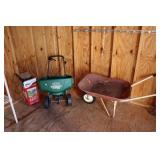 Lot including Scotts turf builder deluxe yard