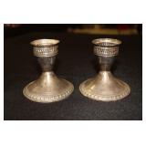 Duchin Creation Sterling weighted candle holders