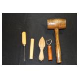 Wooden mallet, Cherrystone Campground bottle