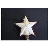 Nova lighted Christmas star with metal bracket