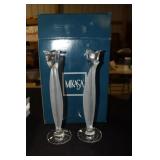 Mikasa Spring Aria candle holders 11.5 inches