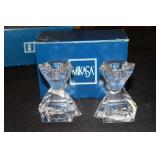 Mikasa Majorca candle holders 3.75 inches