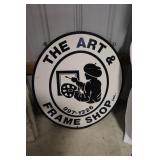 The Art and Frame Shop doublesided hanging