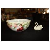 Lenox swan and Orchard and Bloom Home is Where