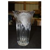 Mikasa Nova frosted lily flower vase 10 inches