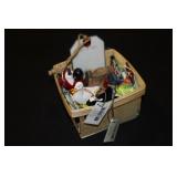 Basket of Ganz ornaments