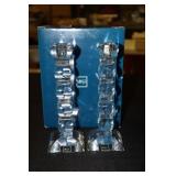 Mikasa Expose pattern candle holders 9 inches