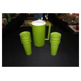 Farmers & Planters Salisbury MD Green Pitcher