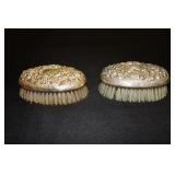 2 Stieff Sterling silver monogrammed vanity