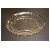 Princess House crystal platter 18 inch diameter