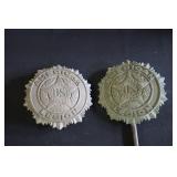 2 Bronze Craft Corp. US American Legion plaques