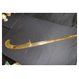 J.C. Dell Phila brass cotton/tobacco scale