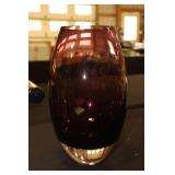 Mikasa retro amethyst classic vase 12 inches