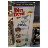 Dirt Devil Sweeper Vac with Swiffer in box