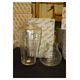 2 Princess House crystal vases