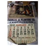 1939 Farmers & Planters Salisbury MD calendar (has