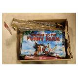 Box lot - yard flags and wreath hangers