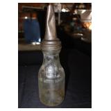 Glass Oil bottle 0-11-B  1 quart bottle