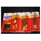 3 Starting Lineup figurines - Isiah Thomas,