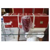 12 Mikasa Christmas tree red Highball glasses new