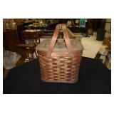 Split oak picnic basket