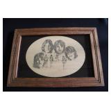 Beatles framed picture