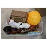 Tote lot - Halloween and fall decorations,