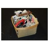 Basket of Ganz ornaments