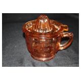 Pink depression glass 2 cup measuring cup with
