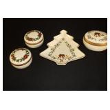 Mikasa Holiday Elegance Christmas tree shaped