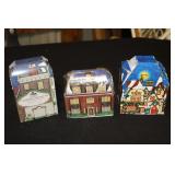 3 Dept 56 ornaments The Crown & Cricket Inn 1992,