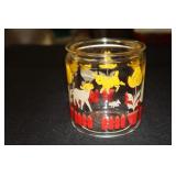 Biscuit/cookie jar decorated with farm animals -