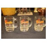 3 Frosty Root Beer mugs