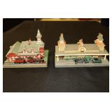 2 Danbury Mint train stations - The Old Railroad