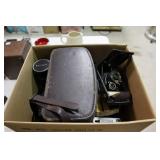 Box Lot - Ricoh Camera in case, Soligor camera