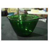 Anchor Hocking forest green batter bowl