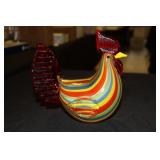 Lenox art glass rooster